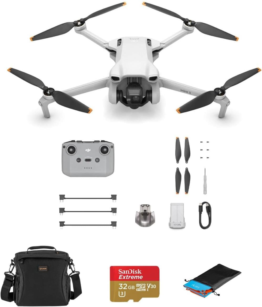 2023 Best Camera Drone-DJI Mini 3 Drone with RC-N1